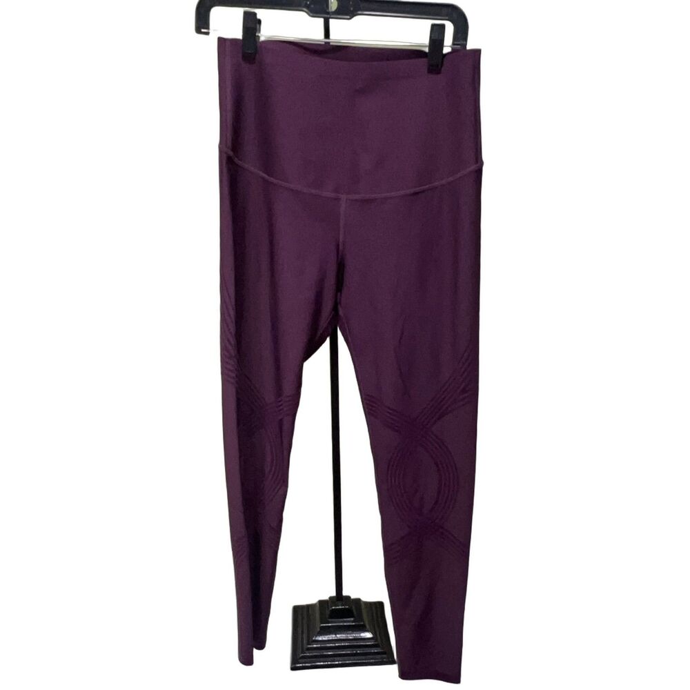 Fanka Body Sculpt Leggings Women XL Purple High Rise Yoga Gym Stretch Ankle